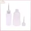 THÊM 5 Chiếc 40 / 100ml Nhựa Trong Suốt Đầu Applicator Chai Bóp Thích Hợp Cho Thủ Công Keo Nghệ Thuật Đa Năng Có Thể Đổ Lại Rỗng BSS