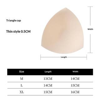 Strongaroetrtomj Áo Ngực Mềm Thoáng Khí Chèn Miếng Lót Hình Tam Giác Giọt Nước 4 Kích Cỡ Cho Áo Ngực Thể Thao Đồ Bơi VN