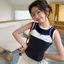 Áo Vest Khâu Thời Trang Bé Gái Mùa Hè Phong Cách Mới Thời Trang Trẻ Em Slim-fit Áo Không Tay
