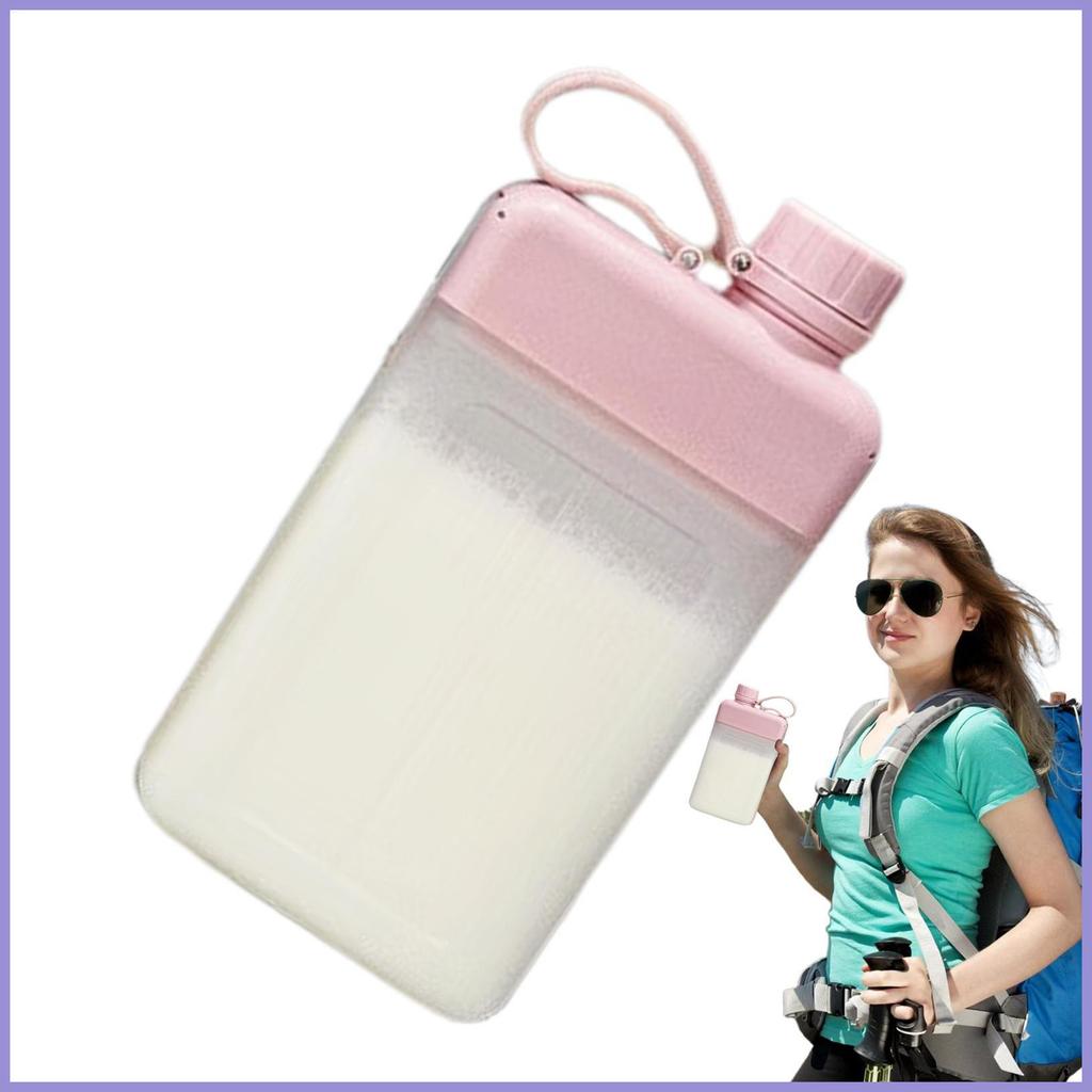 Bình Nước Phẳng Cho Ví 450ml Chai Nước Phẳng Nhỏ Thân Thiện Với Túi Phù Hợp Trong Ví Hình Chữ Nhật Chống Rò Rỉ mueadsyvn
