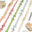 GREA 18mm * 2m / cuộn Băng Washi, Băng dán mặt nạ DIY họa tiết nơ, Băng keo thẩm mỹ có thể tái sử dụng Kawaii Trang trí nhật ký