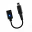 Btsg Cáp cấp nguồn USB Type C đa năng Chiều dài 10Cm với đèn báo trạng thái sạc LED để tiện lợi