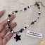 Vintage Goth Ngôi Sao Mát Mặt Dây Chuyền Đính Hạt Dây Xích Nelace Dành Cho Nữ Dopamine Ngôi Sao Đính Hạt Nelace Kpop Y2K Phụ Kiện Trang Sức Mới