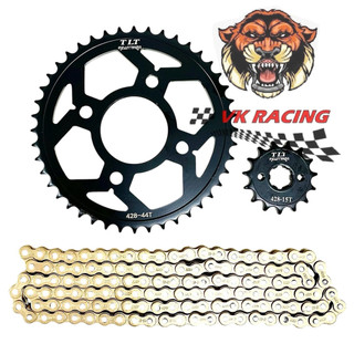 Bộ nhông sên đĩa NSD xích sên TLT thái lan winner v1-v2-v3-v4 - winner X - winner R (Black 428H mạ đồng 15-44-126L)