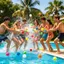 Bóng Xốp Nước Có Thể Tái Sử Dụng 60 Chiếc Đầy Màu Sắc Refill WaterBalloons Đồ Chơi Mùa Hè Bóng Cho Bể Bơi Và Sân Sau sonlekvn