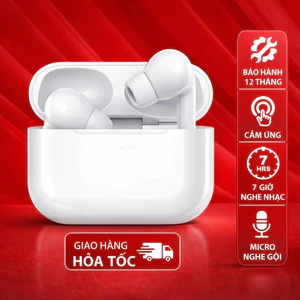 Tai nghe Bluetooth Không Dây Bản Cao Cấp, TWS 5.3 Có Mic Đàm Thoại, Đeo Thoải Mái Cả Ngày, Chống Thấm Nước, Cho Mọi Dòng Máy.