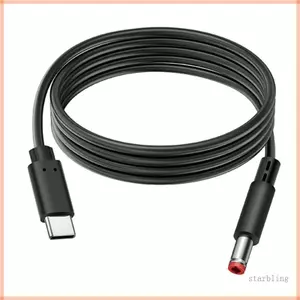 Star 9V 12V 15V 20V USB C TypeC Cáp Nguồn 5 5x2 5mm Đầu Nối Sạc Cho Bộ Định Tuyến LED