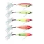 Glow Jig 30g để câu cá thả mồi ở nước mặn có đĩa sắt và lông vũ