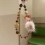 Retro Ngôi Sao Hairball kitty Dây Xích Điện Thoại Di Động Đính Hạt Dây Móc Khóa ccd Túi Máy Ảnh Dây Xích