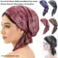 SAIA Gió Mũ Cotton Bandana, Bohemia Mùa Xuân In Hoa Turban, Mũ Ngủ Thường Ngày Chất Lượng Cao Beanies Headwrap Nữ Quốc Gia