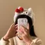 Dễ Thương Màu Hồng Mèo Kitty Sang Trọng Đầu Nữ Rửa Mặt Trang Điểm Báo Chí Tóc Nhìn Mặt Nhỏ Phụ Kiện Tóc Băng Đô Kẹp Tóc