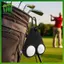 SWEET Golf Ball Tinh hoàn Sac Holder Silicone Golf Ball Holder Pouch Funny Golf Ball Sac Holder Túi đựng bóng golf di động cho túi đựng xe golf hoặc thắt lưng Prank Fake Saggy Gift n