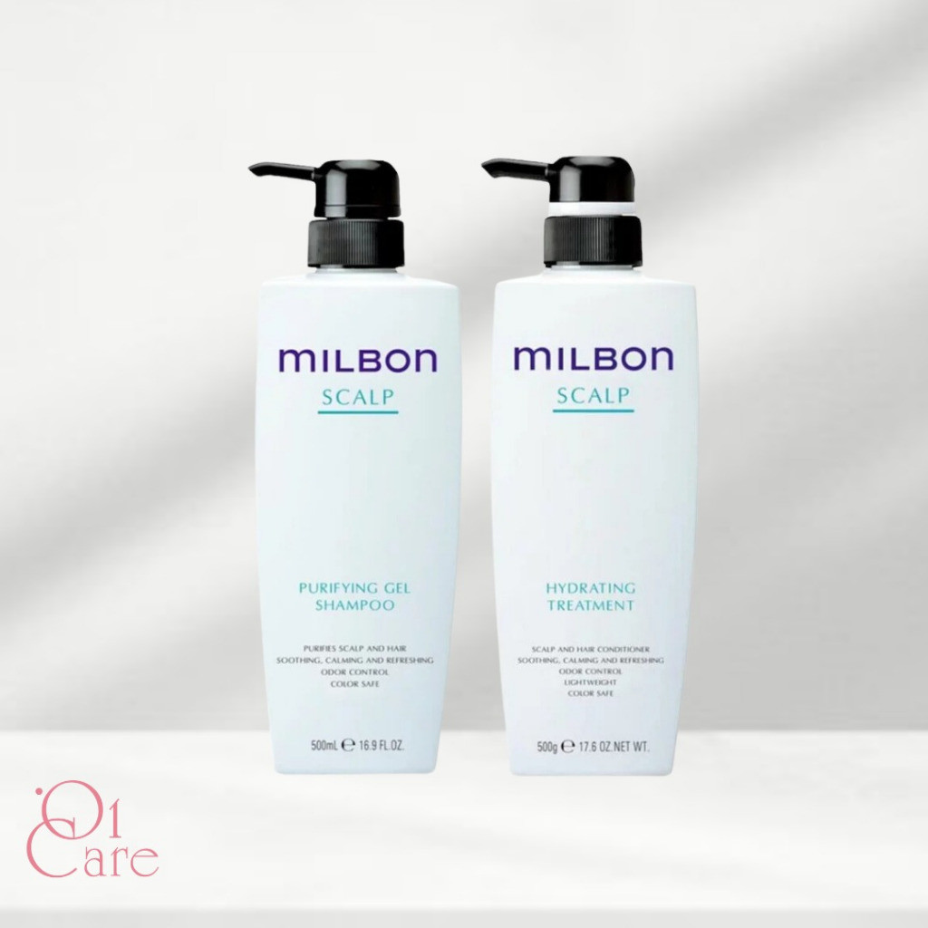 Dầu gội xả Milbon Scalp Purifying giải quyết 5 vấn đề về da đầu 500mlx2 [ MK ]