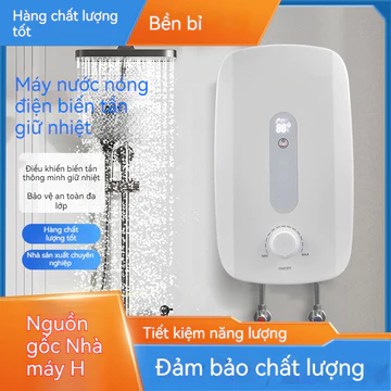 Bình nước nóng cung cấp nước nóng cho toàn bộ ngôi nhà, có thể làm nóng nước tức thì bằng cách điều chỉnh núm vặn.