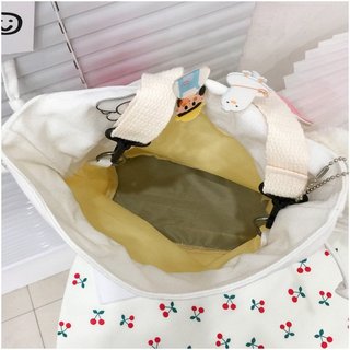 Túi đeo chéo dây rút tai thỏ dễ thương phong cách Nhật Bản mới dành cho bé gái