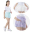 2026 New Parent-Child Outdoor Running Tennis Short Pantskirt Pocket Sports Shorts for Women 7YCw