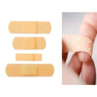 Hộp 100 Miếng Băng Cá Nhân Chống Thấm Nước Độ Dính Cao Nhiều Kích Thước Tiện Dụng