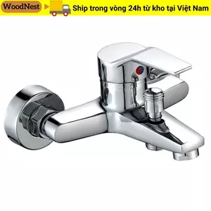 Bộ vòi hoa sen phòng tắm WOODNEST, Máy trộn nước nóng lạnh Vòi tắm ba chiều, Bộ vòi hoa sen Van vòi hoa sen cầm tay Hệ thống vòi hoa sen