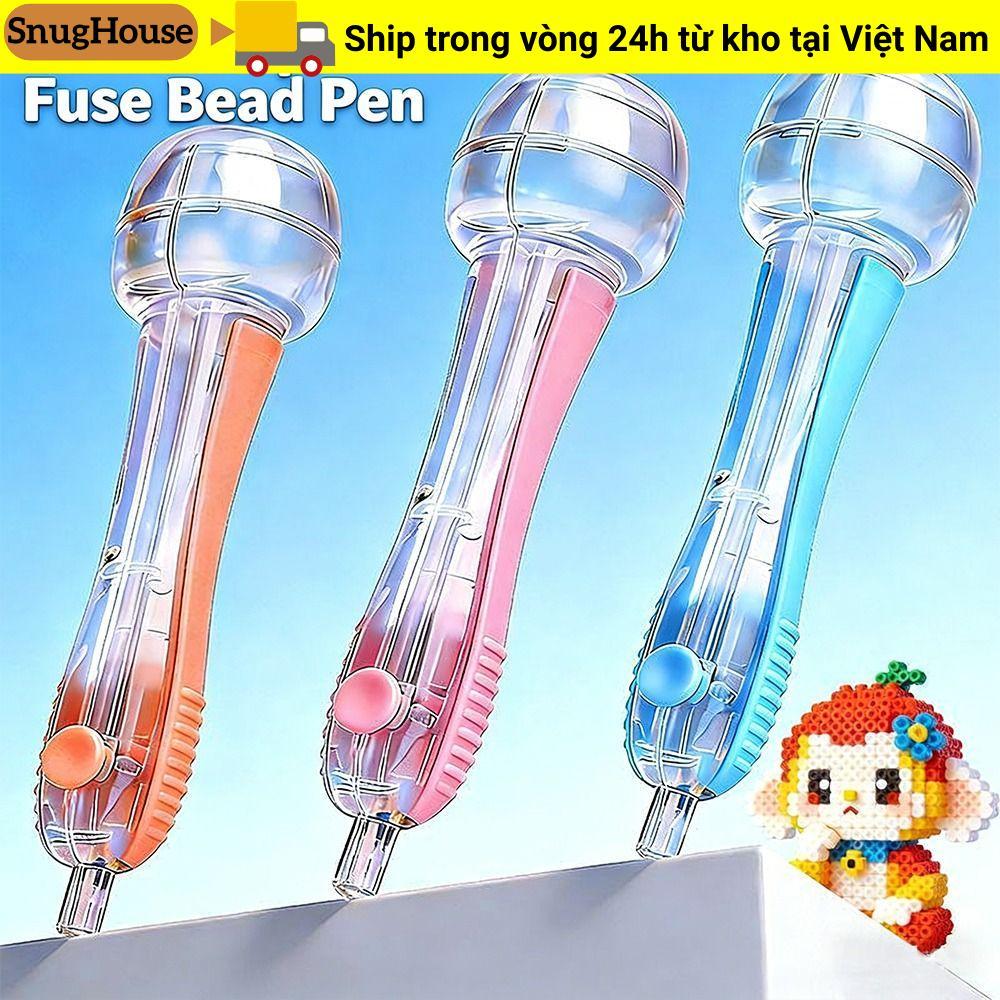 SNUGHOUSE Perler Hạt Bút, Tự Động Bấm Hạt Tự Động Bút, Sáng Tạo Tiết Kiệm Thời Gian 2.6 Mm Cầu Chì Hạt Nhanh Định Vị Bút Trẻ Em Quà Tặng