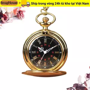 Đồng hồ SNUGHOUSE Fob dành cho nữ Đồng hồ bỏ túi cổ điển vàng dành cho nam giới