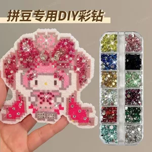 Phong Cách DIY Đậu Chuyên Dụng Nhấp Nháy Kim Cương Đầy Màu Sắc Tròn Đáy Phẳng Kim Cương Siêu Nhấp Nháy Nhựa Kim Cương Giả Làm Móng Tay Kim Cương Lớn Nhỏ Hỗn Hợp 0611