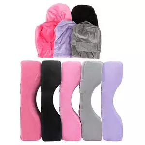 5 Màu Lông Mi Nối Dài Gối Gối Flannel Ghép Lông Mi Gối Thay Thế Bao Da Mi Gối Trang Điểm Quá