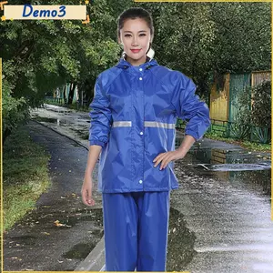 Áo mưa xẻ tà, Áo mưa chống nước toàn thân Áo mưa chống nước, Ngày mưa dày đi xe đạp điện chống mưa bão xe máy Áo mưa nữ