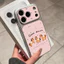 Ốp lưng iPhone họa tiết da mạ điện họa tiết ngựa con dễ thương iPhone 17 16 15 14 13 12 11 Pro Max Plus Max