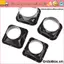 Đầu nối mặt bích tường ORDOBOX, Khớp nối ống thông gió màu đen ABS, Bộ chuyển đổi ống thông hơi kết nối quạt Nhà bếp