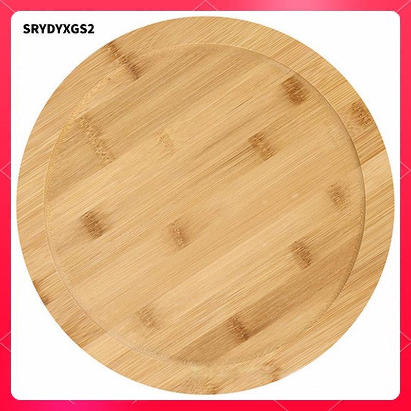 Xoay Khay Gỗ Đế Bánh Xoay Đĩa Phục Vụ Đĩa Tròn Bằng Gỗ Tấm Xoay Cho Tủ Bếp Mặt Bàn Gia Đình