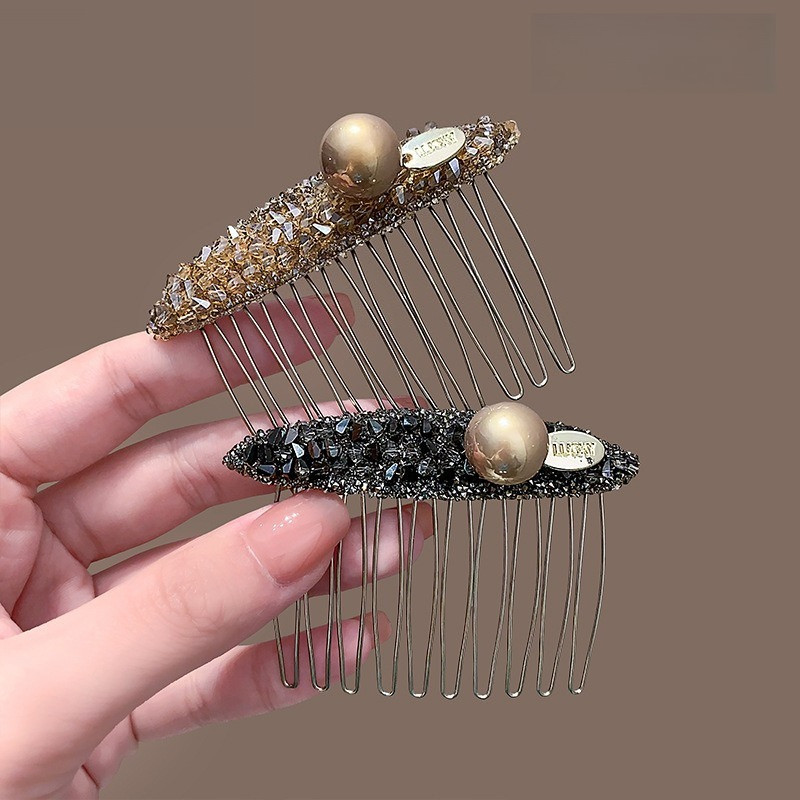 MAUROPOLI Phong Cách Mới Kim Cương Cao Cấp Ngọc Trai Tóc Ánh Sáng Sang Trọng Phù Hợp Với Cảm Giác Cao Cấp Tóc Gãy @ -