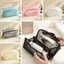Túi đựng đồ du lịch FAVORITEGOODS, Túi trang điểm lưới nhẹ chắc chắn, Túi sắp xếp dung tích lớn Túi vệ sinh làm đẹp