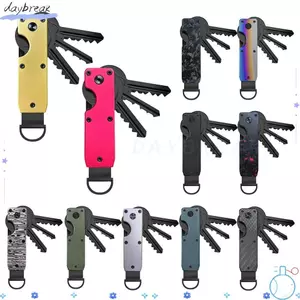 Dụng cụ sắp xếp chìa khóa DAYBREAK, giữ 2-6 phím Giá đỡ chìa khóa kim loại, Thông minh với tuốc nơ vít Chìa khóa tối giản Fob cho chìa khóa dưới 6,2cm