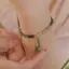 PNPIA- Sáng Tạo Xanh Hạt Tre Vòng Tay Retro Phong Cách Trung Hoa Đơn Giản Thời Trang Vòng Tay Cho Nữ Trang Sức Phụ Kiện Quà Tặng