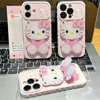 Ốp điện thoại silicon mềm hình mèo Hello Kitty dễ thương cho iPhone 17Promax 11 12 13 14 15 16 Pro Max 15Plus Vỏ điện thoại di động chống sốc cho nữ