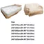 CATIYAHA 5 Chiếc Vỏ Bụi Giường Dùng Một Lần, Vỏ Bụi Sofa Dùng Một Lần Chống Thấm Nước, Ứng Dụng Dễ Dàng Cạnh Co Giãn Trong Suốt Đa Năng Nội Thất Vỏ Bảo Vệ Giường