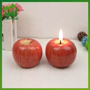 SWEET 3D Nến Thơm, Quà Tặng Giáng Sinh Ping An Trái Cây Giáng Sinh Nến Mô Phỏng Nến Sáng Tạo Quà Tặng Sinh Nhật n