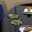 Retro Fresh Green Coaster Placemat Chống trượt Chống mài mòn Chịu nhiệt độ cao