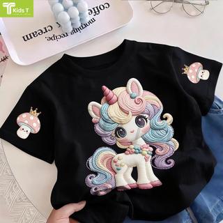 COD✅ (Hồ Chí Minh)Kids T Mall Áo phông tay ngắn In hình hoạt hình Áo Kiểu rộng và ấn tượng Trẻ em thời trang #VN955