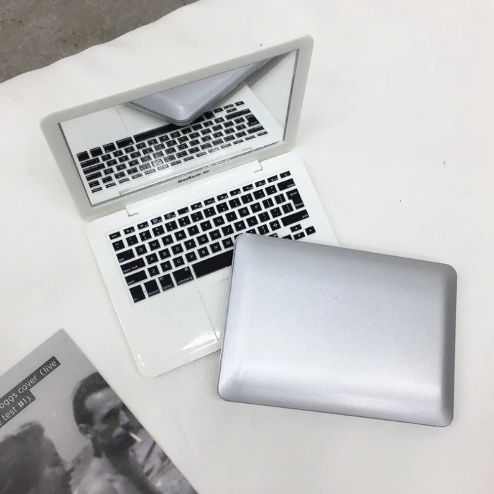 Mới Mini Gấp Gương Di Động Sáng Tạo Trang Điểm Gương Laptop Máy Tính Để Bàn Nhỏ Gọn Du Lịch Gương