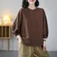 Áo thun dáng rộng, thời trang và giản dị 9 / 4 tay áo thoải mái và mềm mại mùa hè dành cho nữ