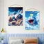 Doremon Phòng Trẻ Em Phòng Ngủ Đầu Giường Trang Trí Tranh Nền Học Tranh Treo Tường Anime Hoạt Hình Bức Tranh Tường Kem Phong Cách 5.26