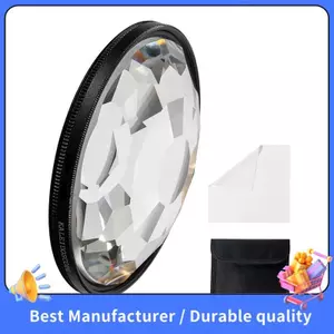 Bộ lọc lăng kính kính kính vạn hoa 77mm cho máy ảnh DSLR Hiệu ứng đặc biệt Phụ kiện ống kính chụp ảnh tăng cường tác động trực quan