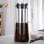 Máy pha cà phê pha lạnh Carafe thủy tinh 1.0L / 34oz kín khí-Máy pha cà phê pha cà phê có bộ lọc pha trà bằng thép không gỉ có thể tháo rời