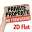 CIFbuy Vintage Iron Private Property Sign, Mảng bám tường mộc mạc, Trang trí kim loại ngoài trời cho khu vườn không gian cá nhân