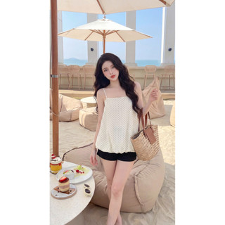 SET BI KÈM QUẦN ÁO 2 DÂY THIẾT KẾ NƠ LƯNG GỢI CẢM CỰC HOT DỄ MẶC THỜI TRANG THOITRANGNAM1986