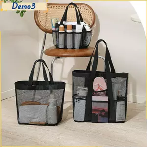 Túi Giặt Lưới, Túi Lưới Thoáng Khí Đựng Mỹ Phẩm, Bán Chạy Di Động Gấp Gọn Dung Tích Lớn, Túi Bảo Quản Cắm Trại