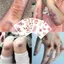 PNPIA- 4 Tờ Halloween Vết Thương Bruising Hình Xăm Tạm Thời Cosplay Chống Thấm Nước Cánh Tay Mắt Cá Chân Hình Xăm Stiers Lâu Dài Giả Hình Xăm