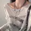 Vòng cổ mặt dây chuyền chéo xếp chồng bốn lớp, Vòng cổ Gothic cổ điển khối màu bạc màu đen với dây chuyền có thể điều chỉnh để đeo hàng ngày