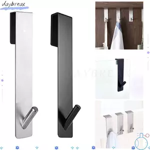 DAYBREAK Áo Móc Nhà Bếp / Phòng Tắm Miễn Phí Đấm Cửa Kính Loại Móc Cửa Móc Treo Lưu Trữ